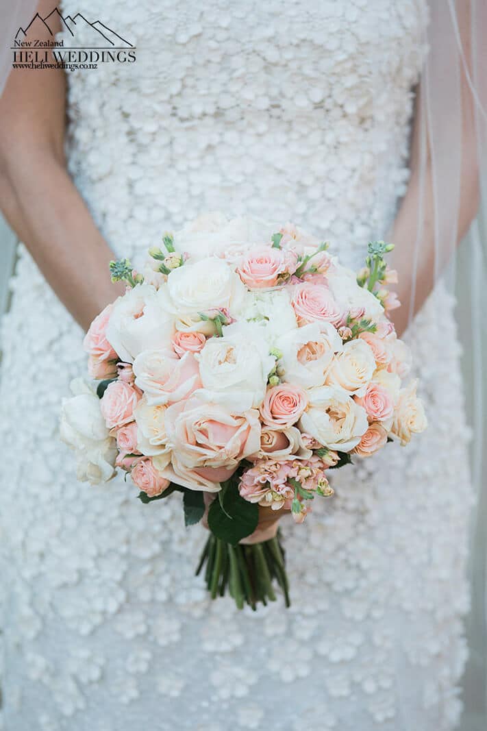 Bridal flowers in Queenstown