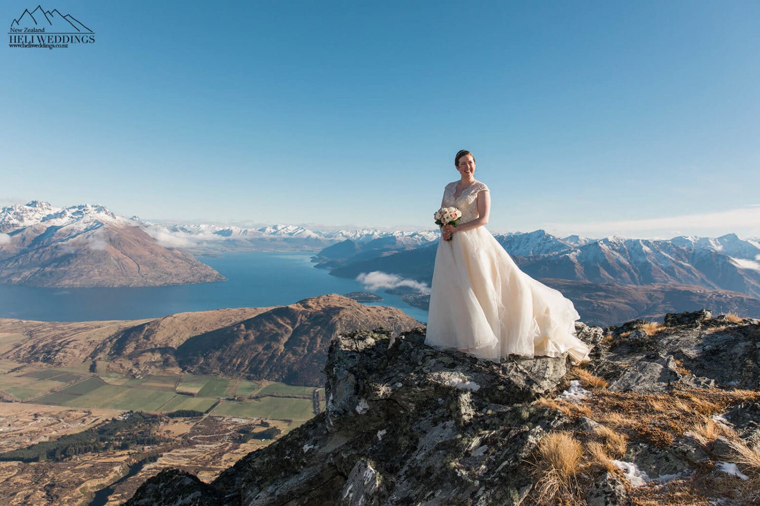 Winter wedding in Queenstown New Zealand, NZ Wedding packages