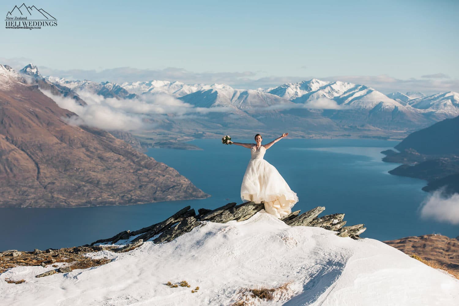 Winter wedding in Queenstown New Zealand, NZ Wedding packages