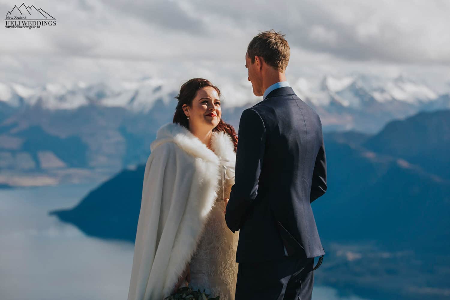 Mountain Wedding ceremony in New Zealand