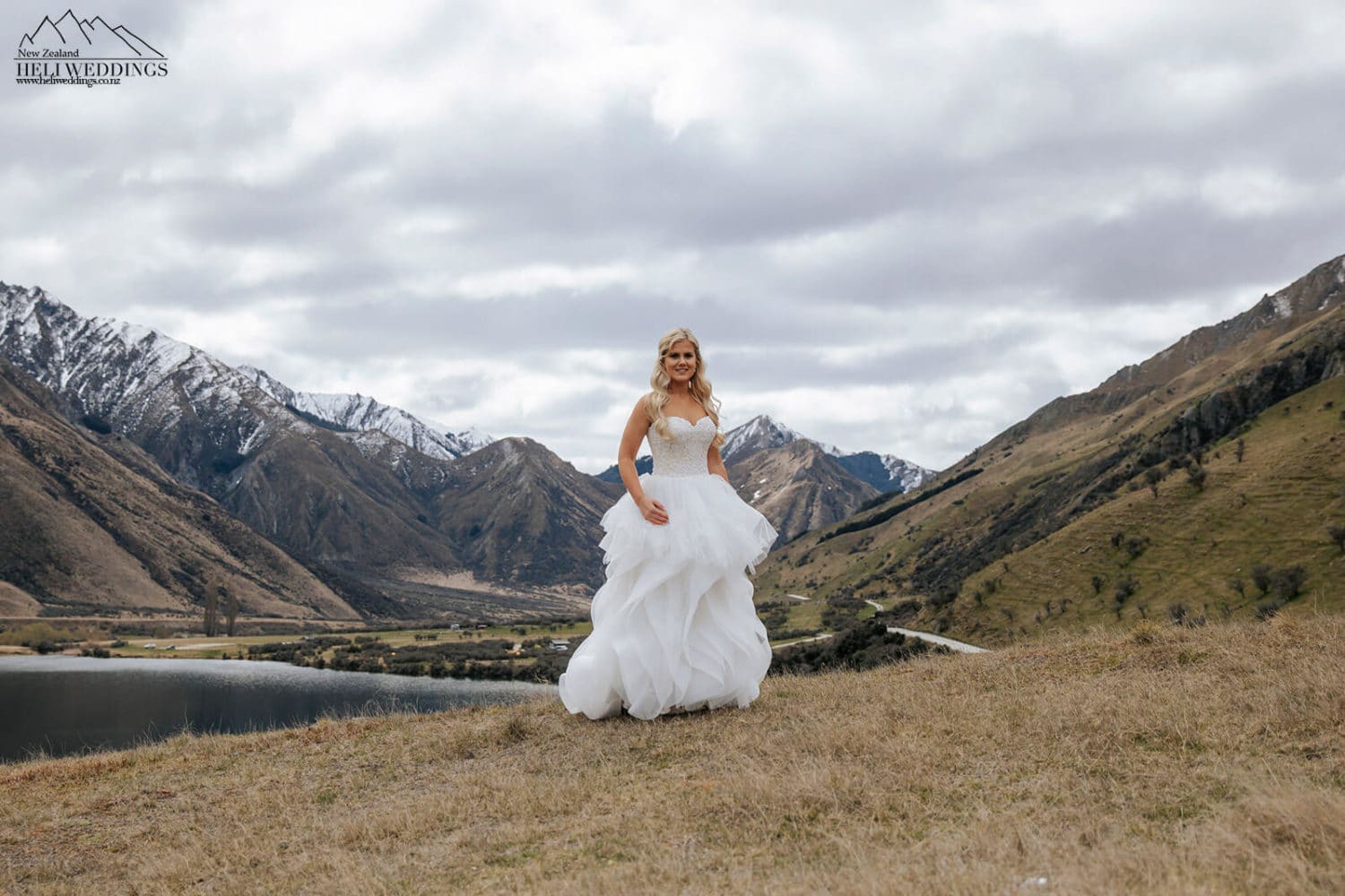 Wedding ceremony and wedding photography at Moke Lake Queenstown