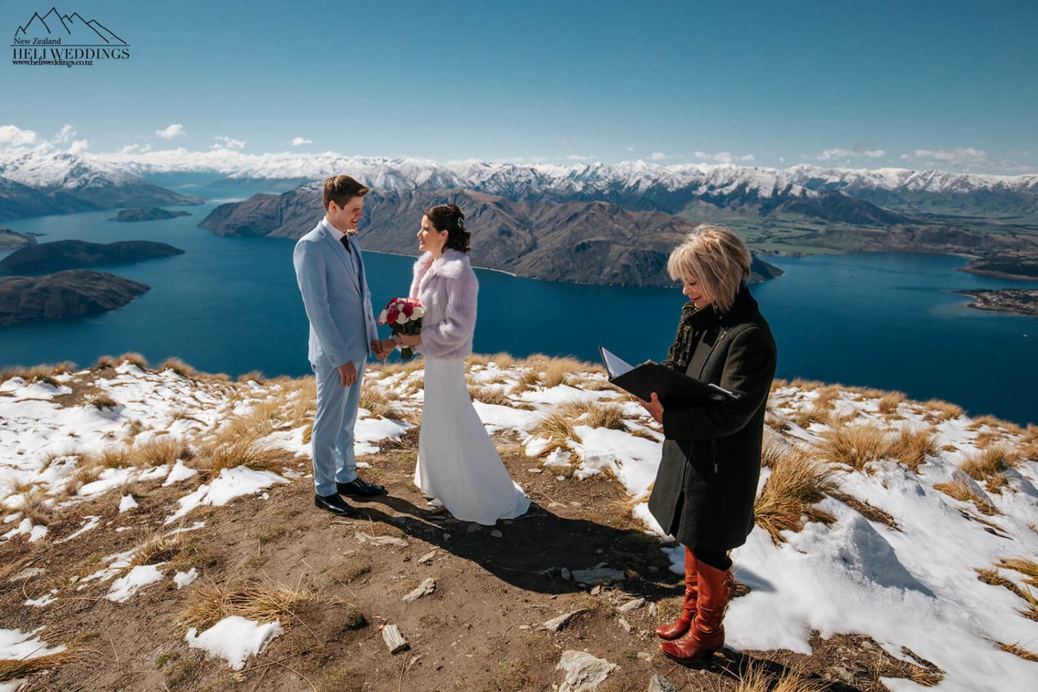 Mountain Wedding ceremony on Coromandel Peak Wanaka