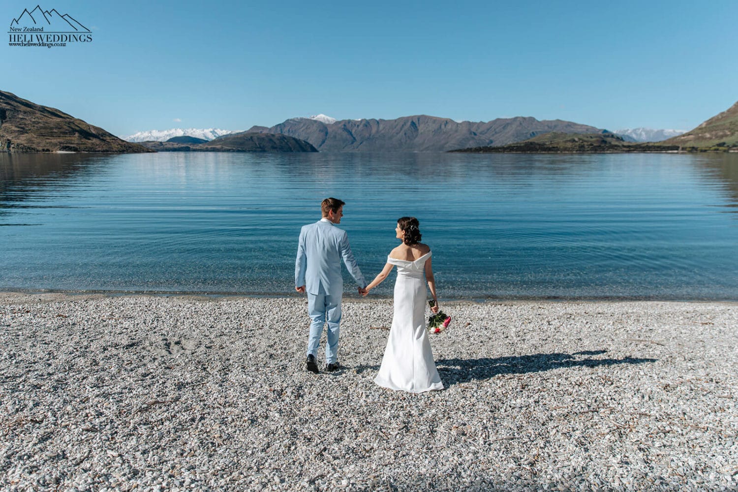 Wedding photography at Glendhu Bay