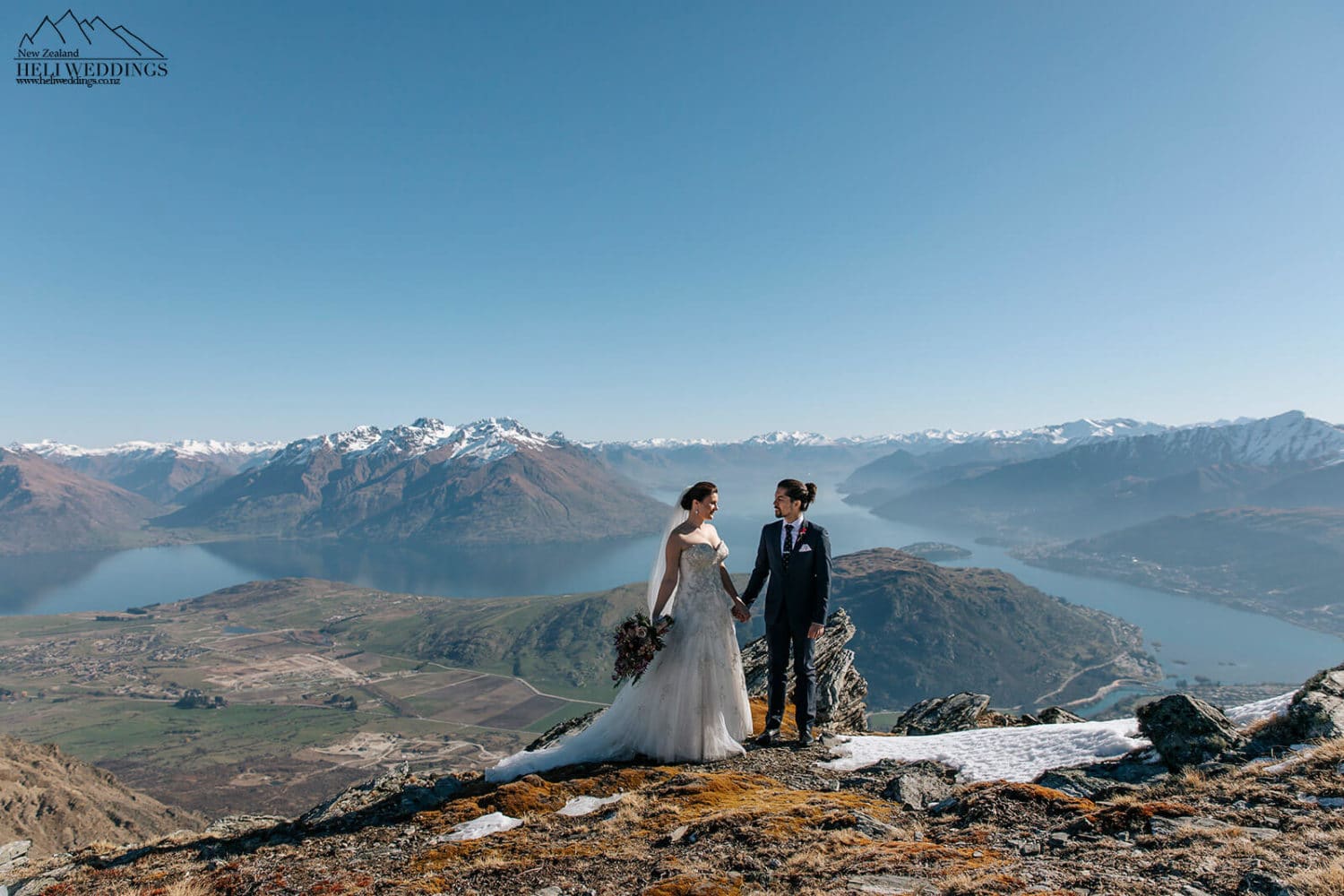 Heli Wedding on The Remarkables