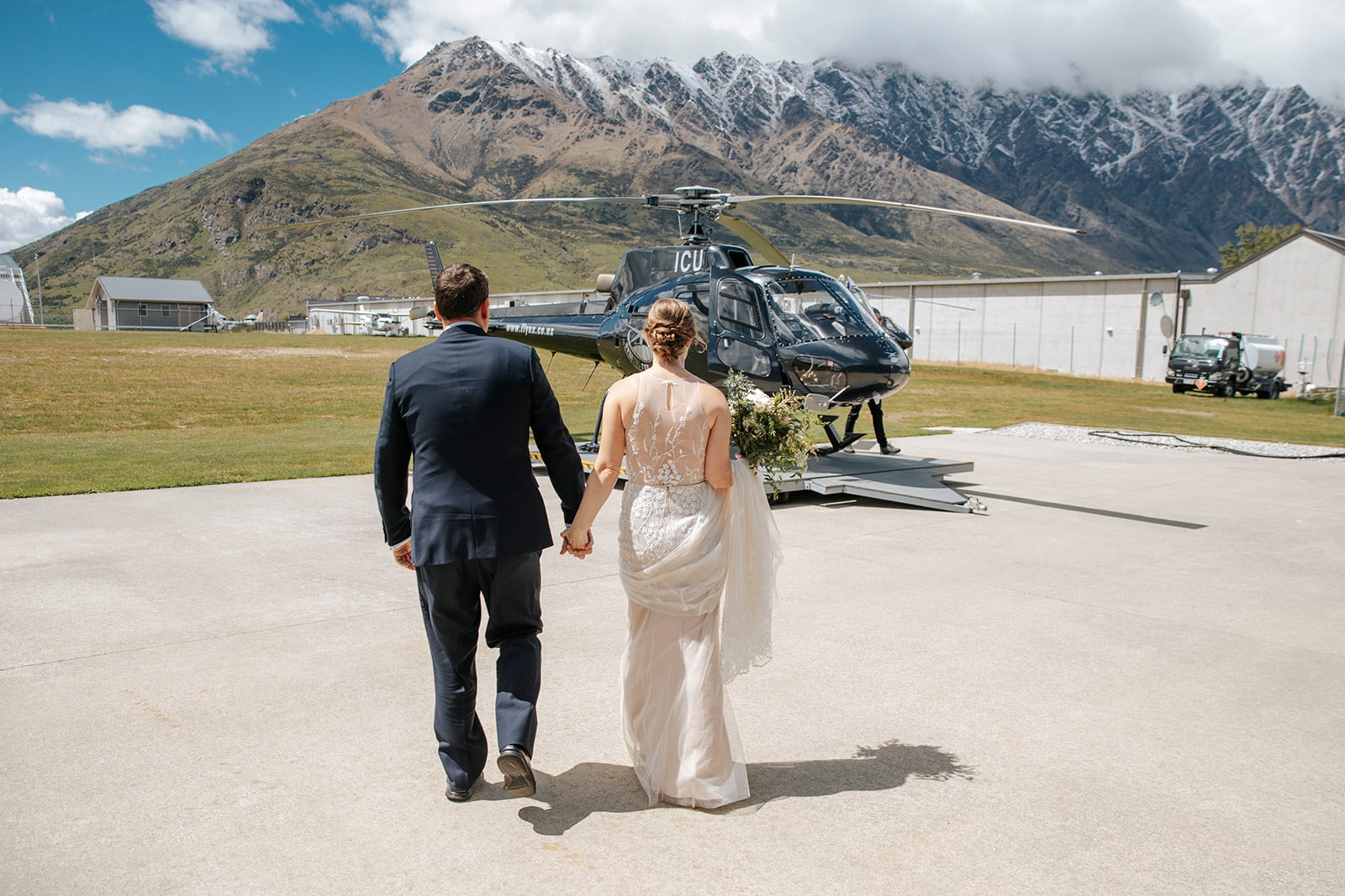 Coromandel Peak Heli Wedding in New Zealand
