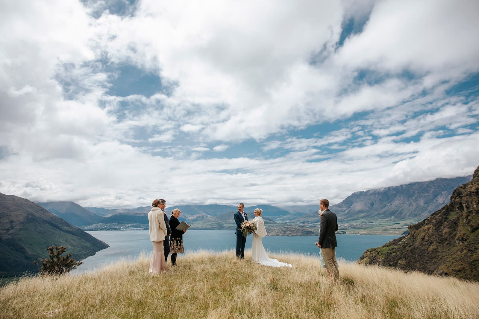 Heli Wedding on Bayonet Peak in Queenstown New Zealand