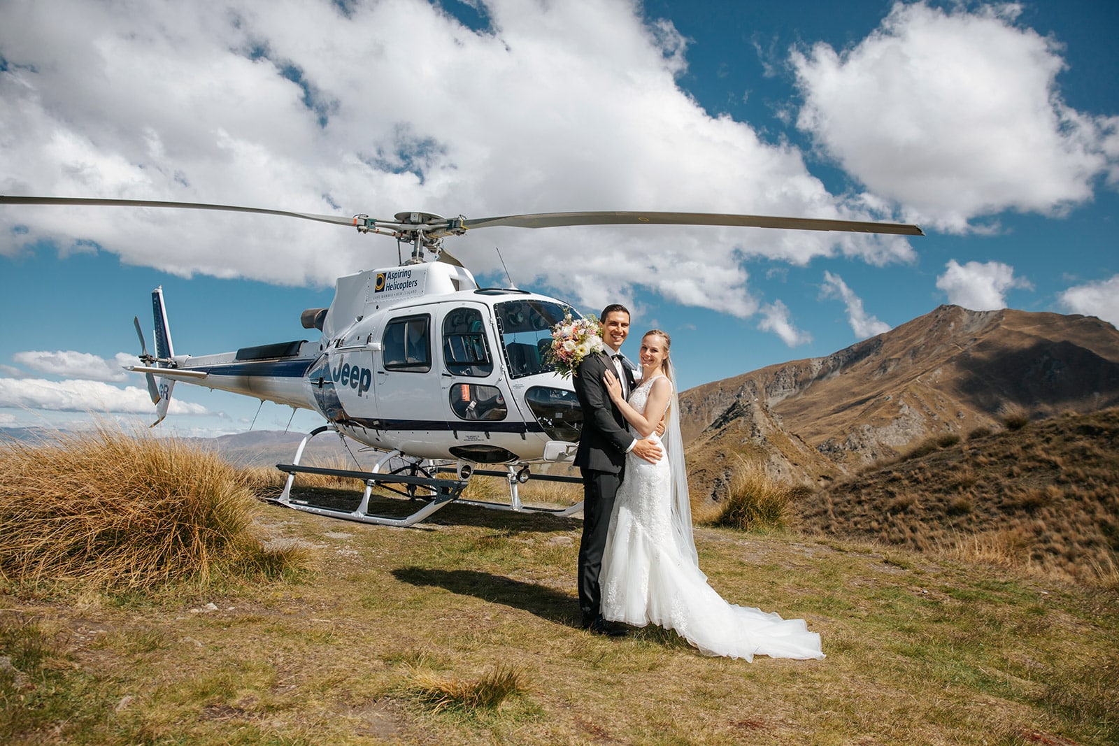 Wanaka Heli Wedding on Coromandel Peak, Mt Roy