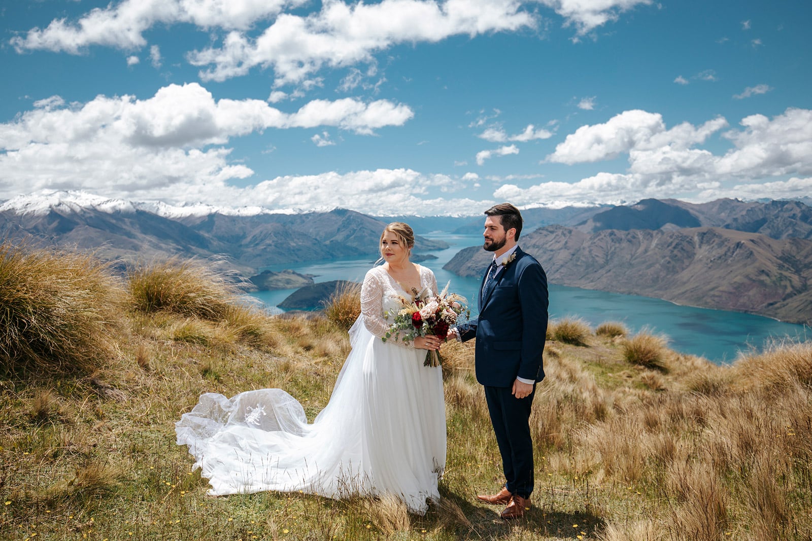 Wanaka Heli Wedding on Coromandel Peak, Mt Roy
