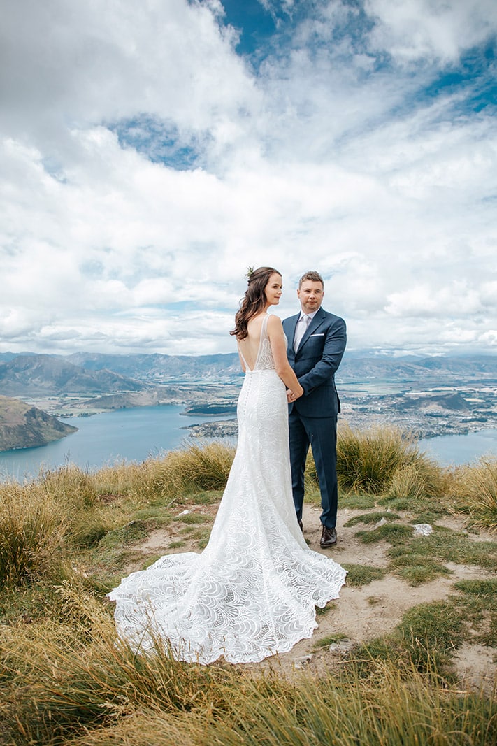 Heli Mountain Wedding in Queenstown New Zealand