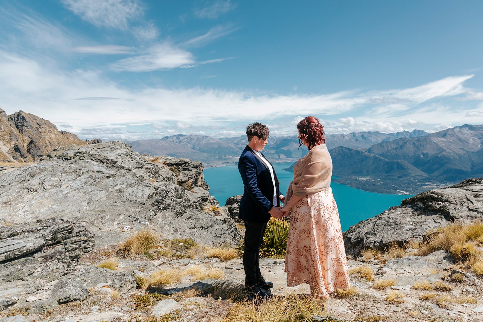 LBGTQ Wedding with helicopter in Queenstown