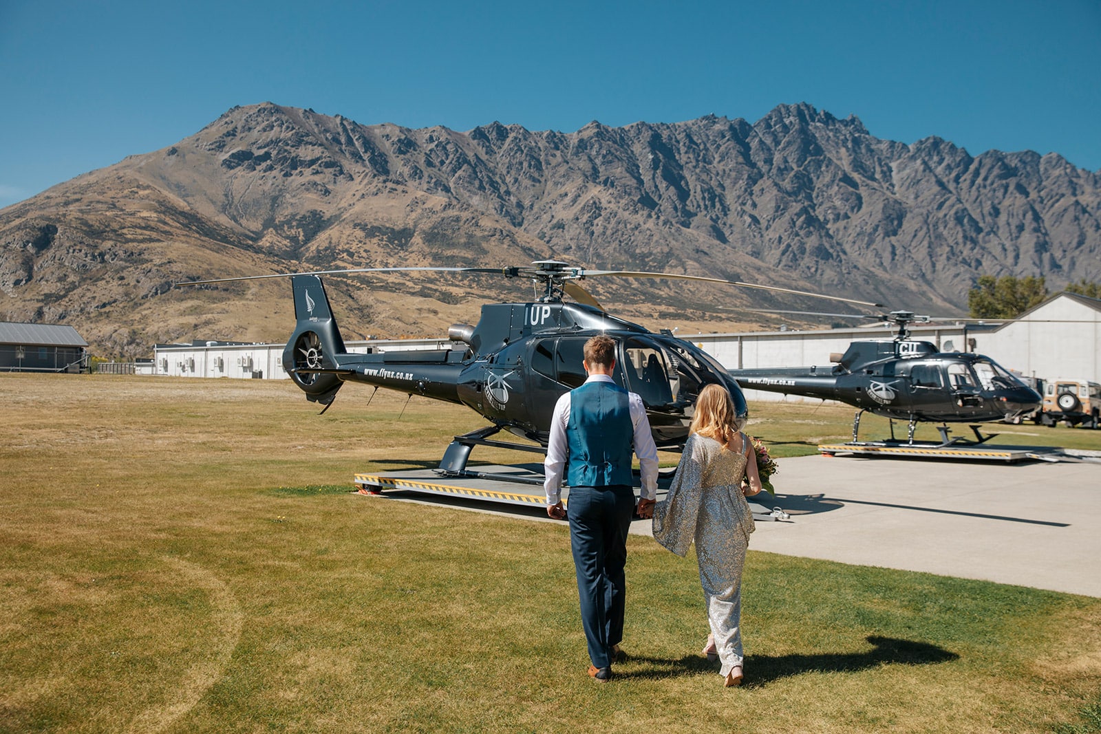 Adventure Wedding with Helicopter in Queenstown New Zealand