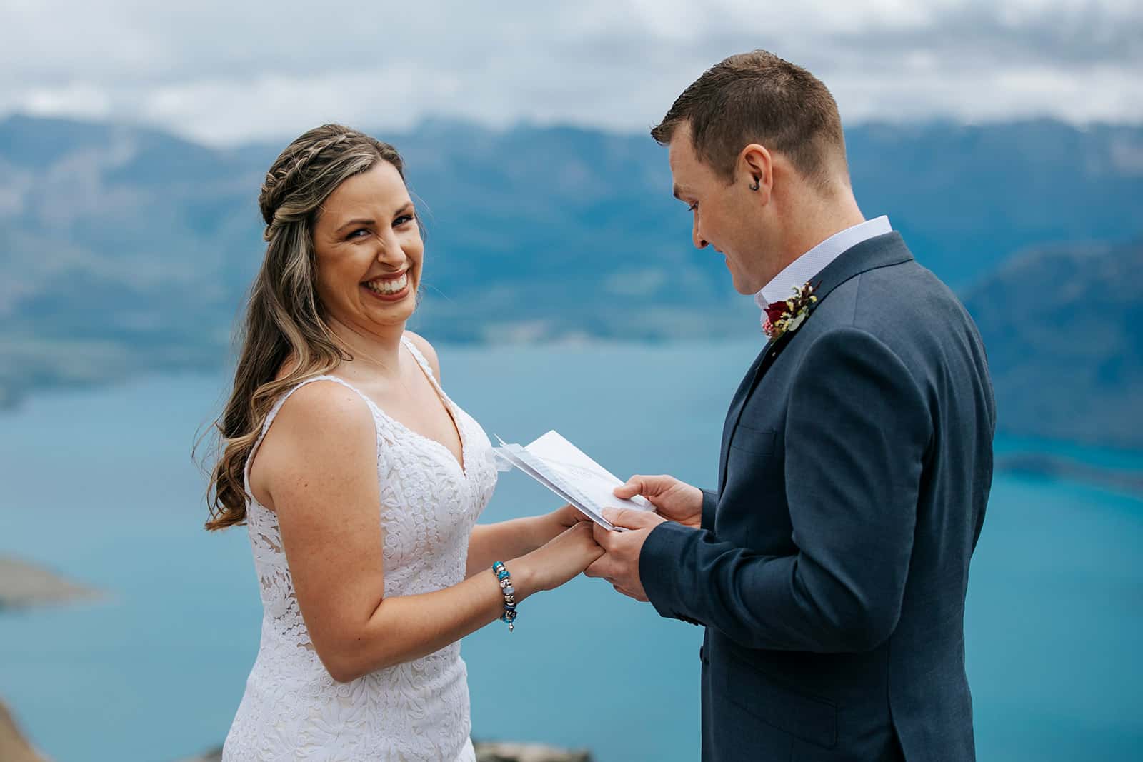 Heli Wedding in Queenstown New Zealand