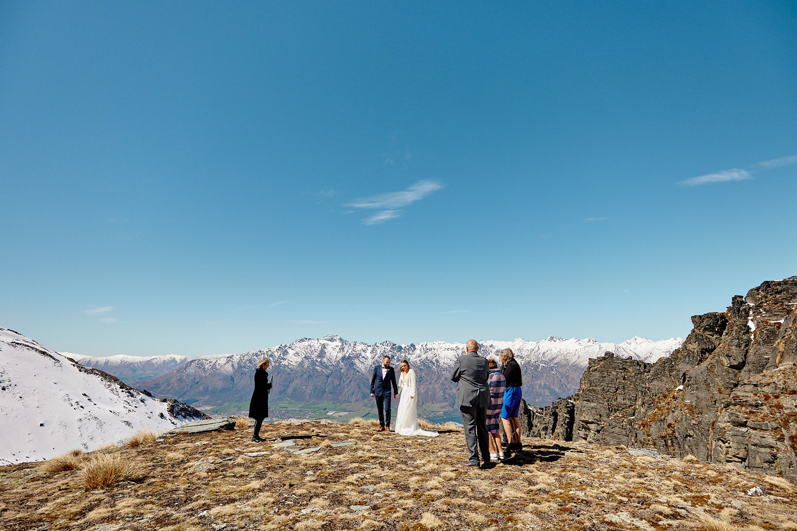 Queenstown Mountain Wedding photography in NZ
