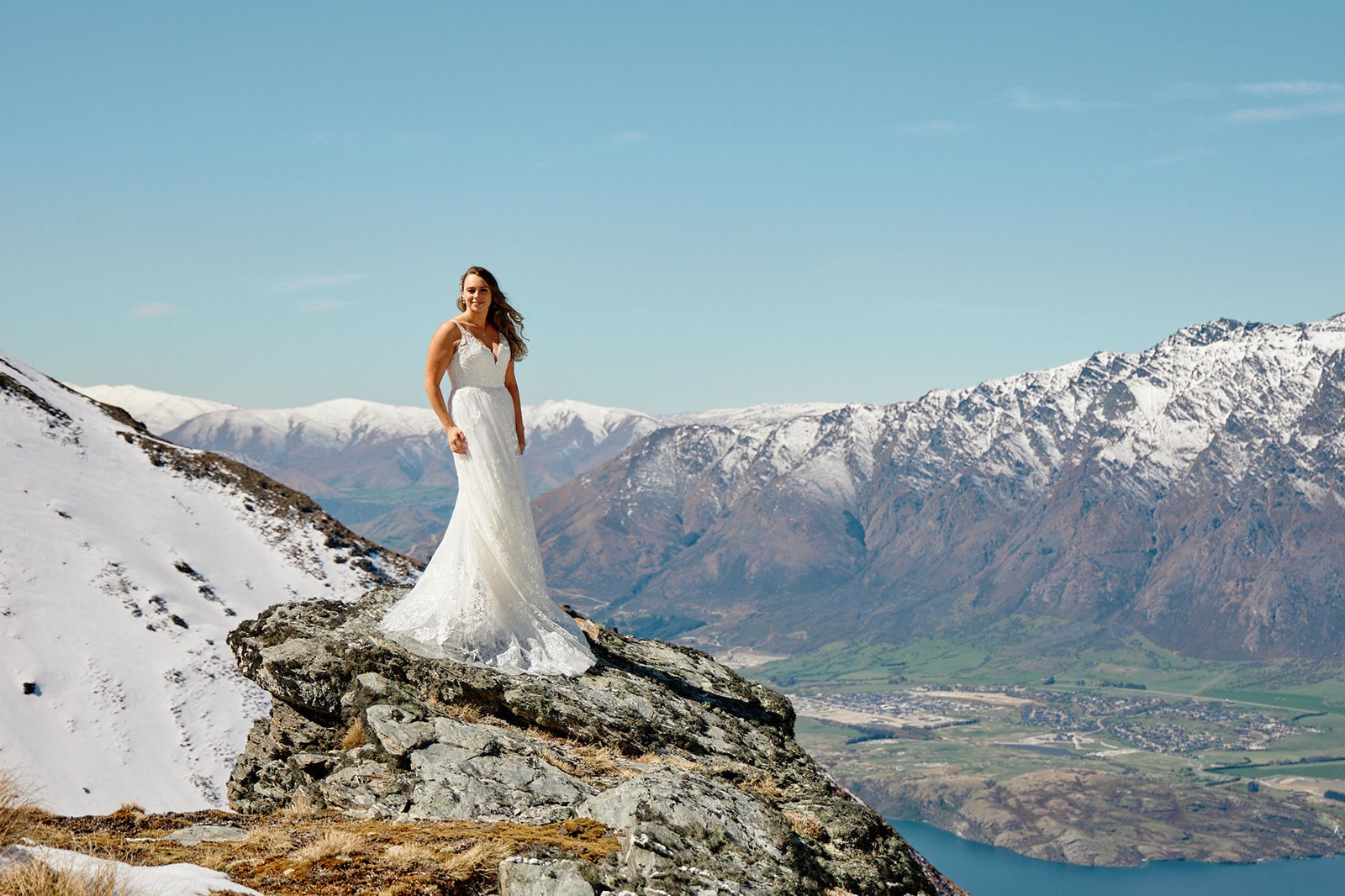 Queenstown Mountain Wedding photography in NZ