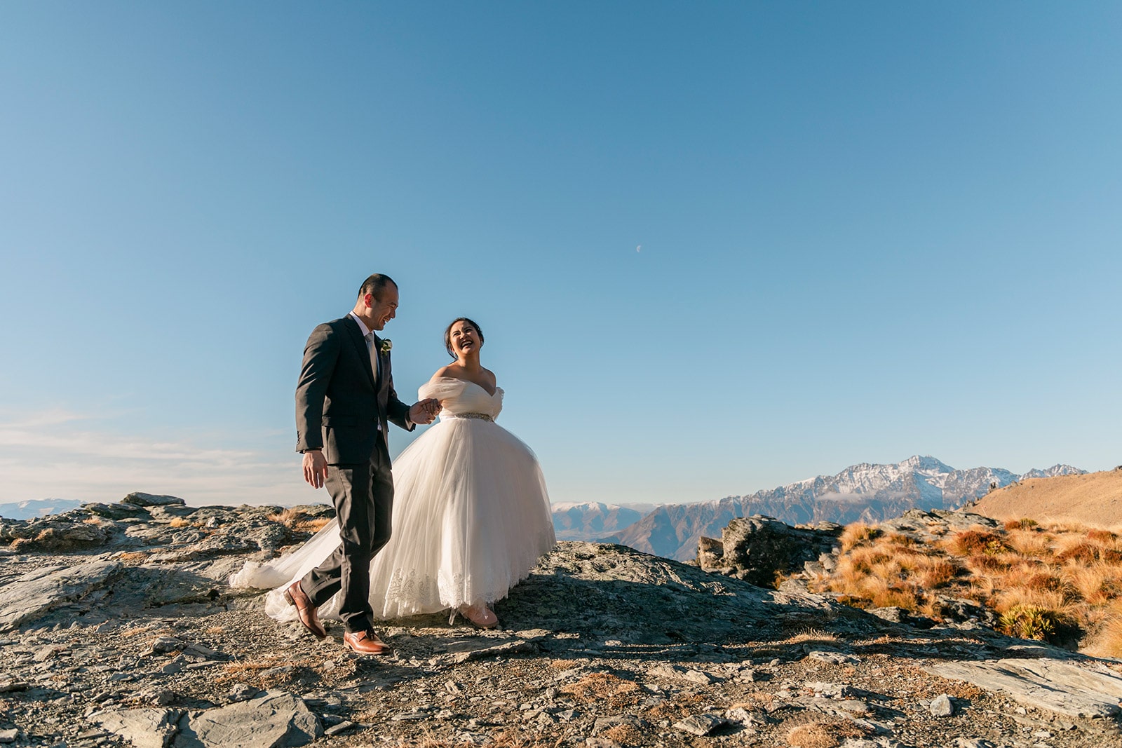 Wedding with Helicopter in Queenstown