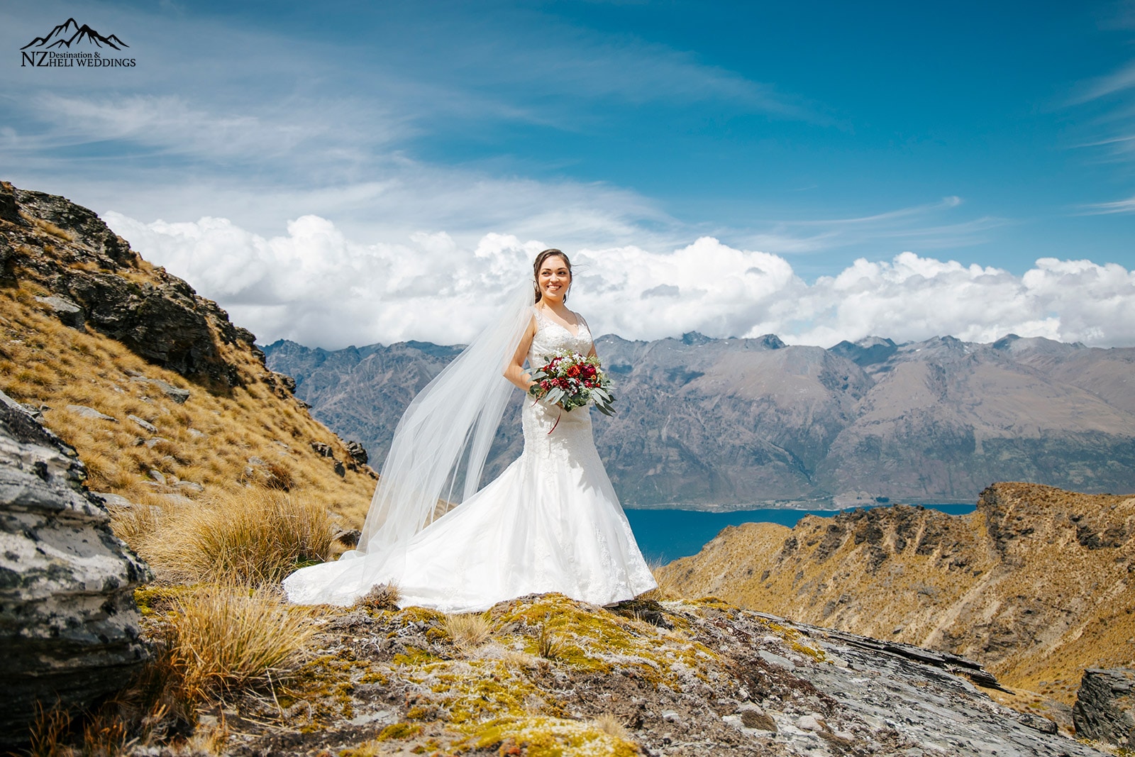 Bride in the mountains