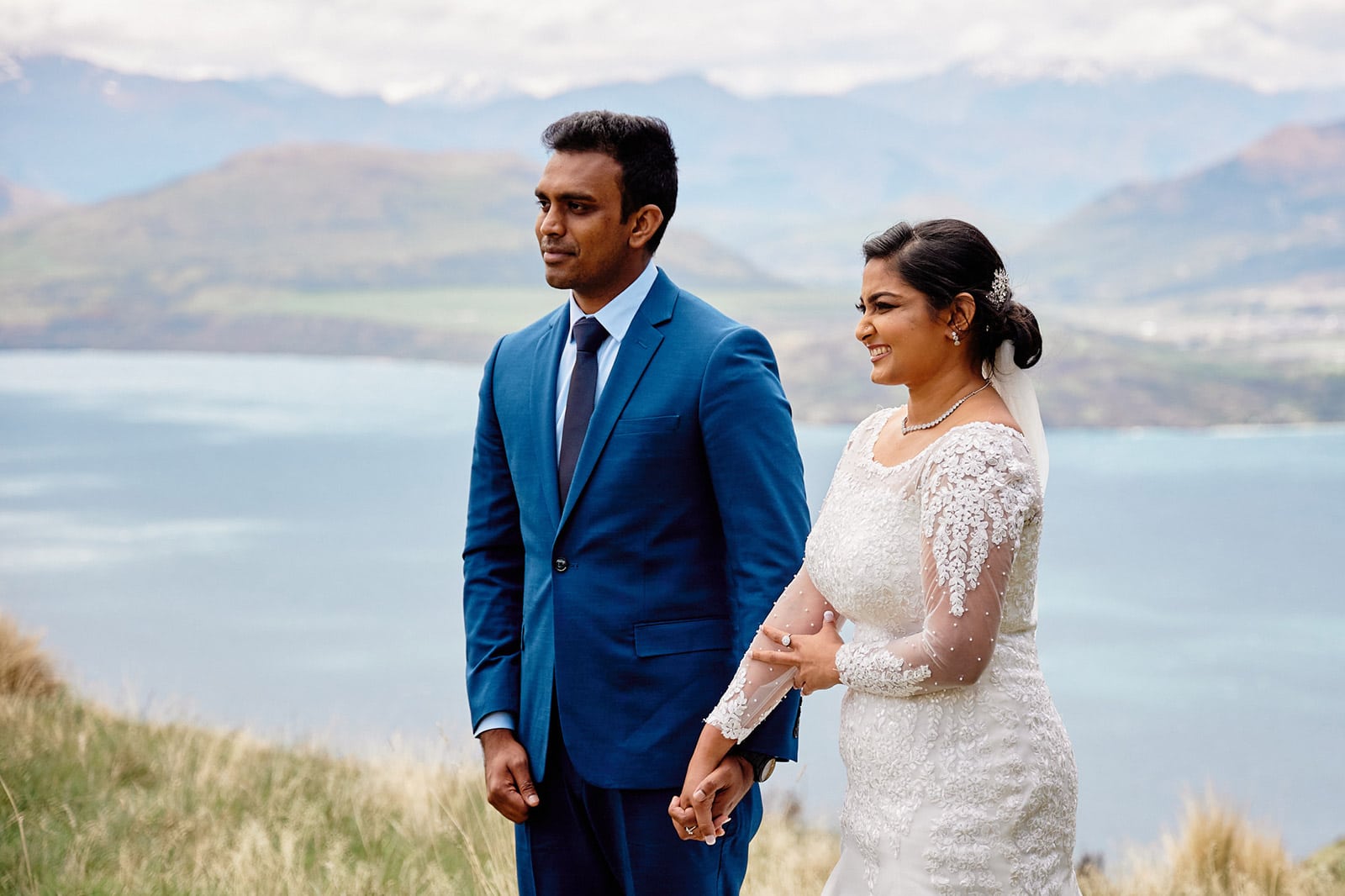 Indian Elopement Heli Wedding in Queenstown New Zealand