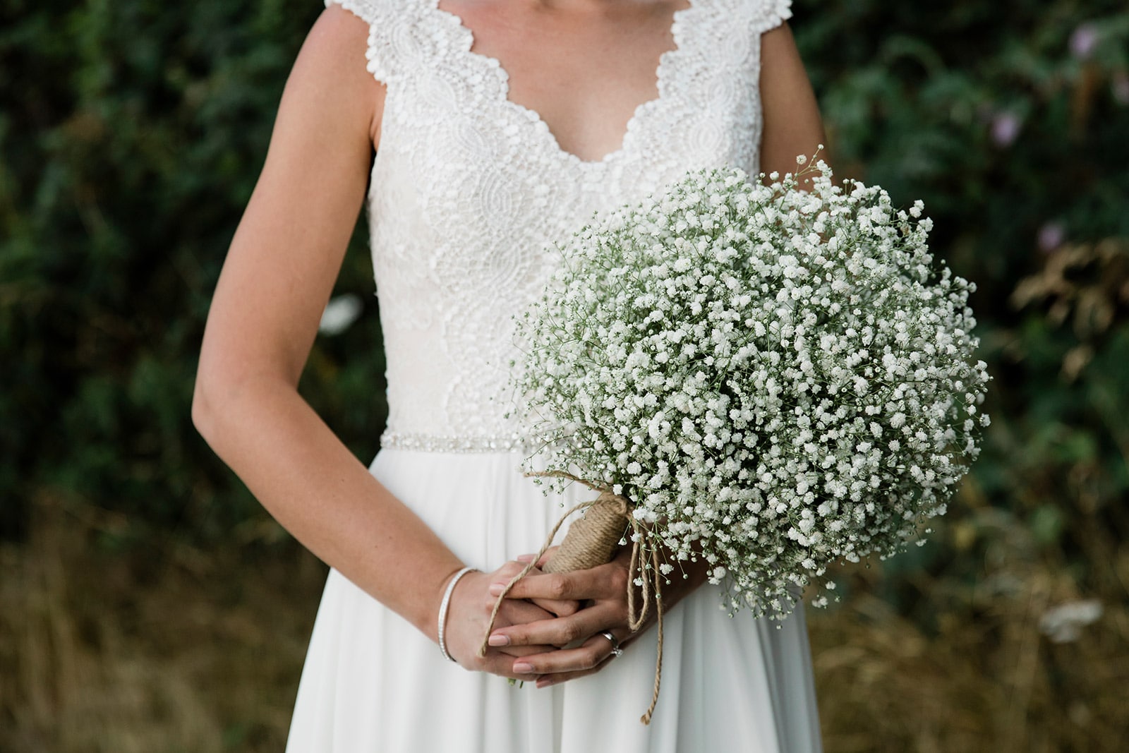 Bridal Bouquet with white flowers