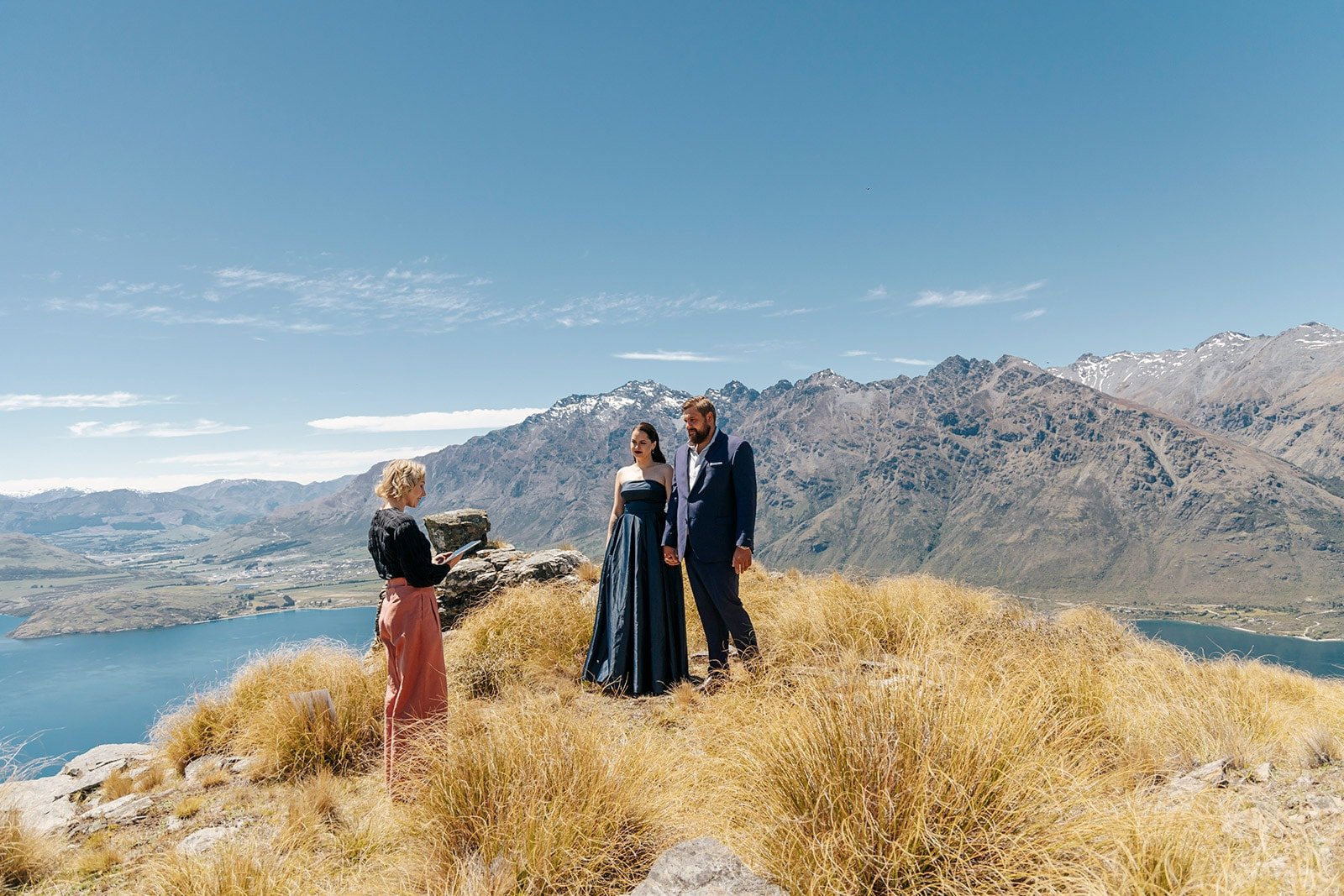 Maori wedding on Bayonet Peak in Queenstown NZ
