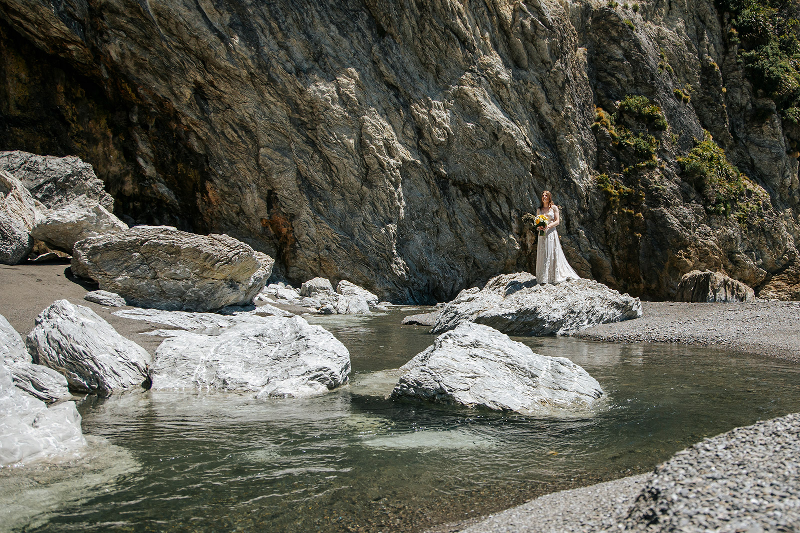 Luxury Heli Wedding at Milford Sounds New Zealand