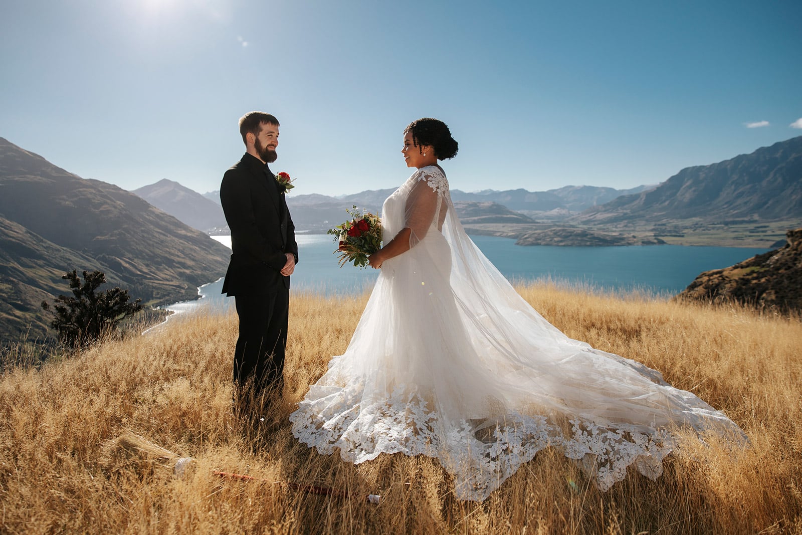 Queenstown Autumn Wedding with Helicopter