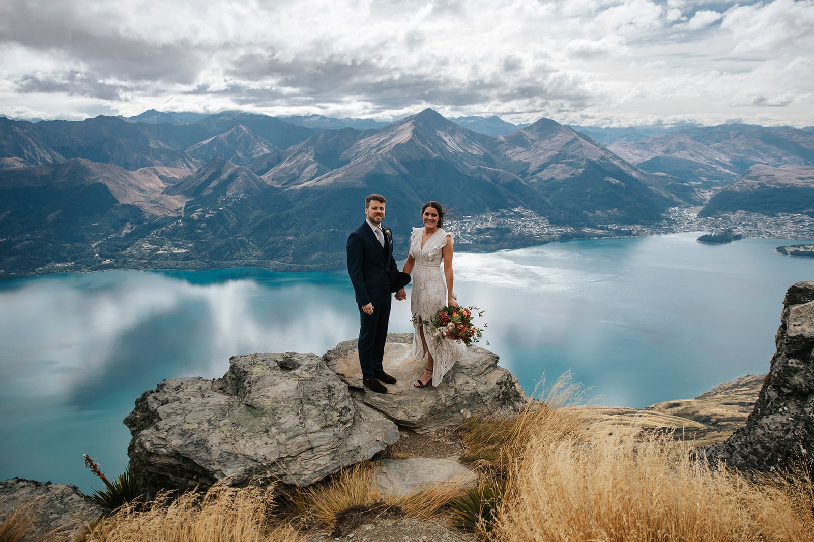 Queenstown Heli Wedding at The Ledge