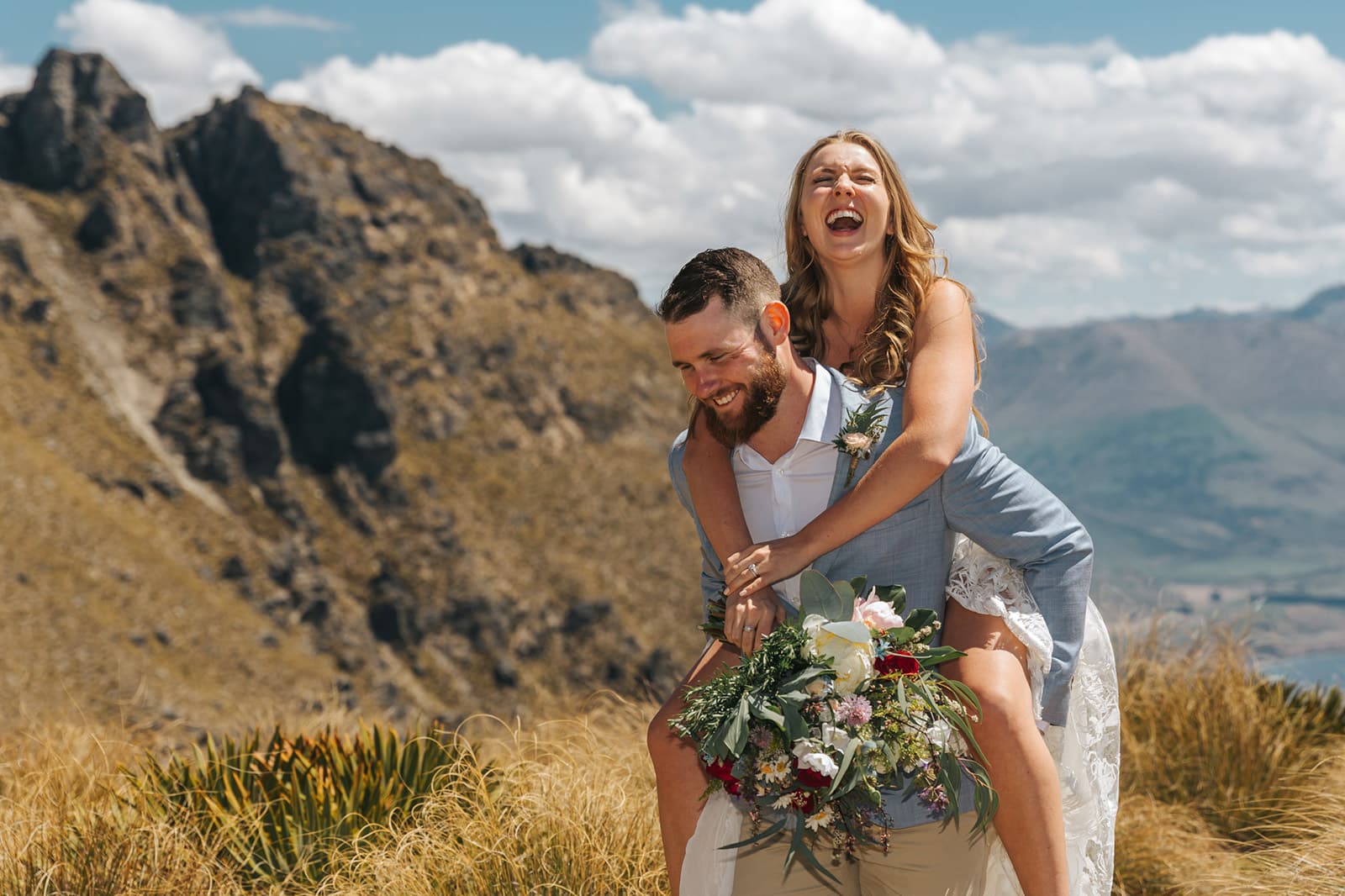 Relaxed and fun wedding in Queenstown