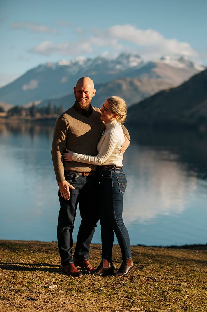 Heli Wedding in Queenstown for couple staying at Eichardts