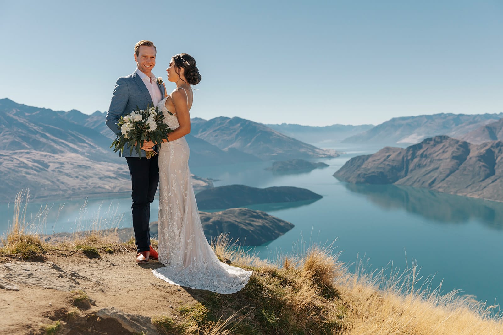 Wanaka Wedding on Coromandel Peak New Zealand