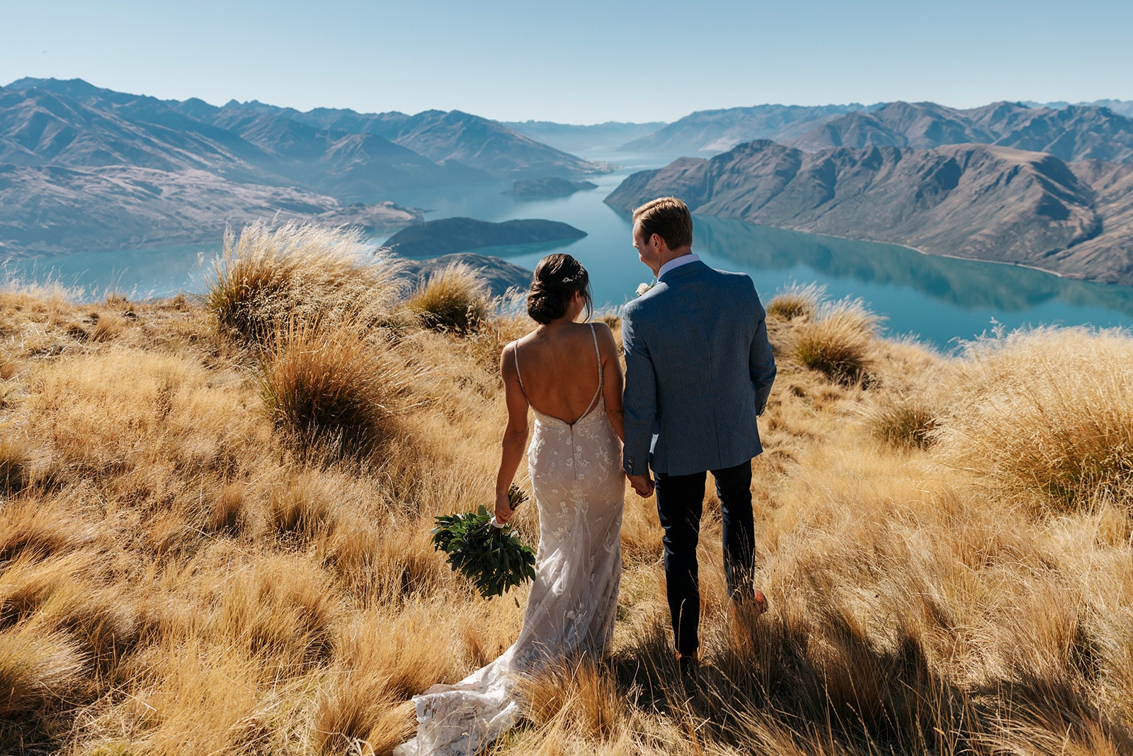 Wanaka Wedding on Coromandel Peak New Zealand