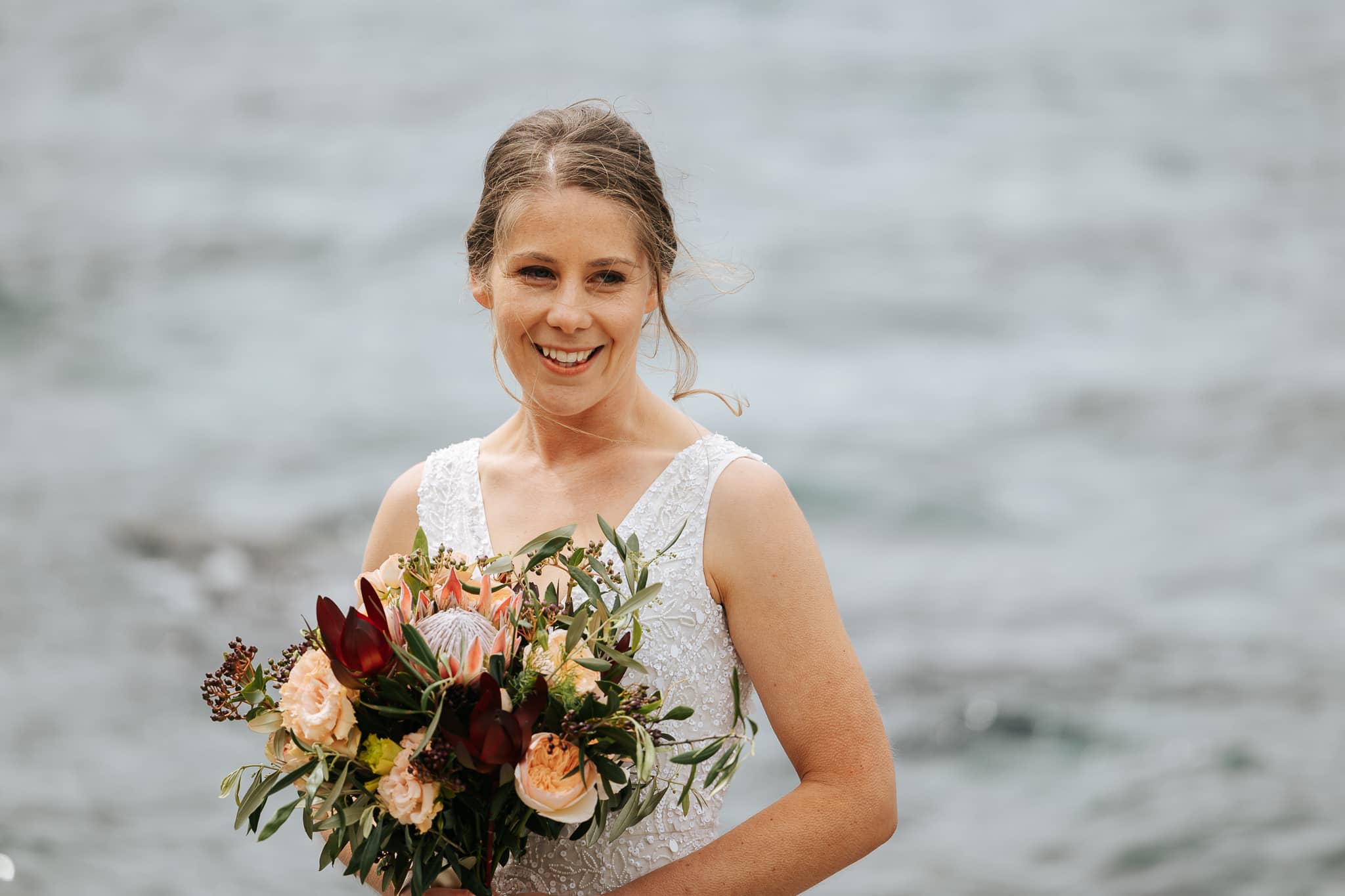 Luxury Elopement wedding in Queenstown New Zealand with helicopter wedding at Lochnagar