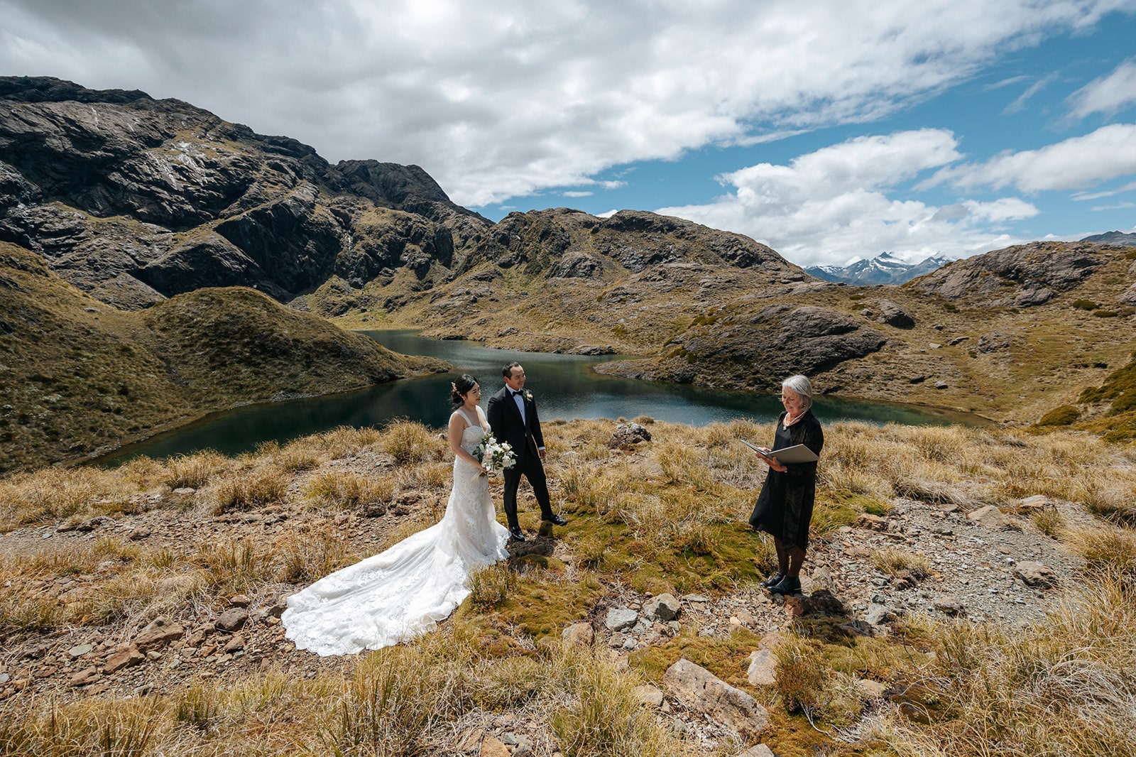 New Zealand Heli Wedding in Fiordland New Zealand