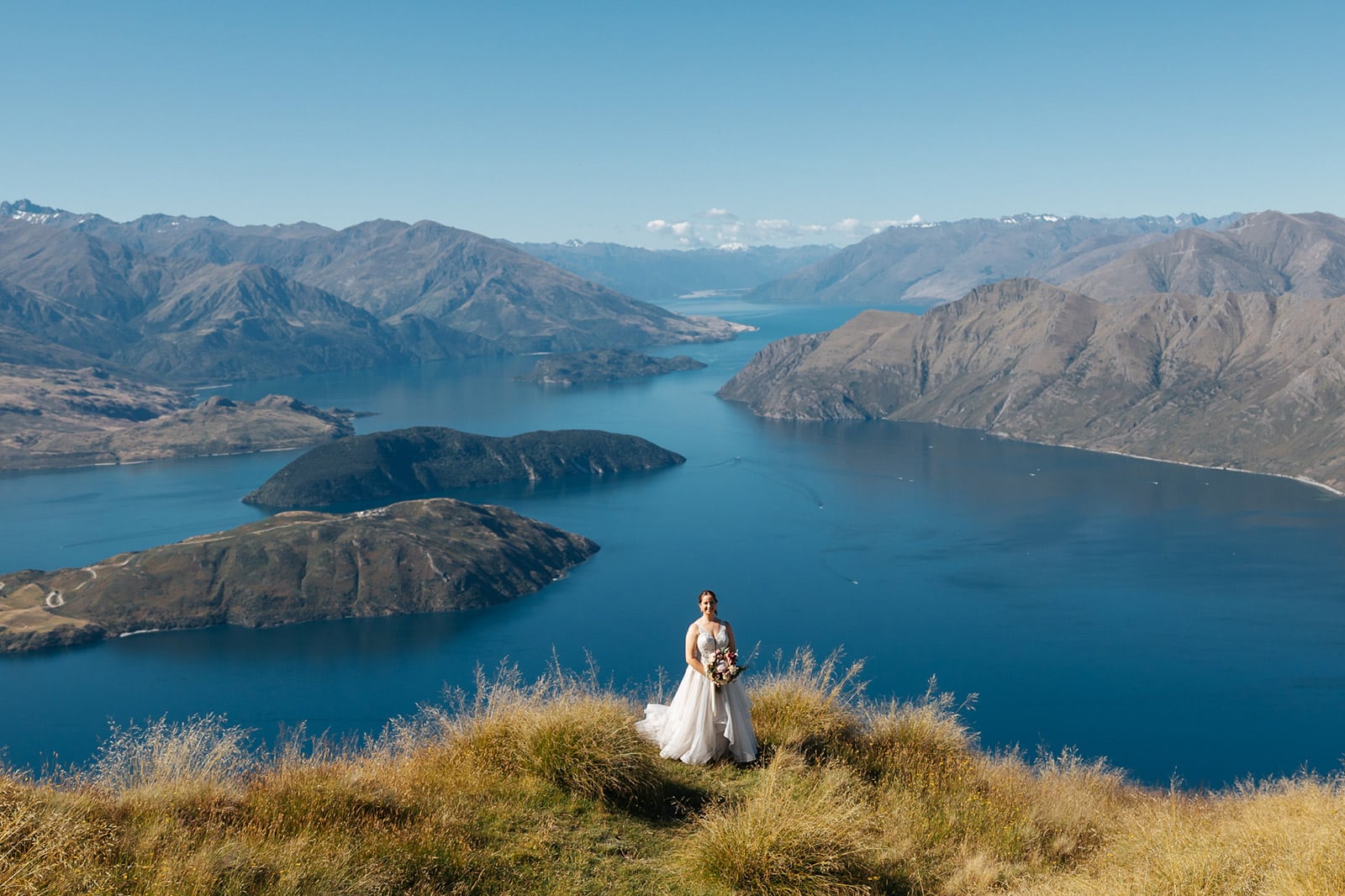 Heli Wedding on Coromandel Peak in Wanaka New Zealand