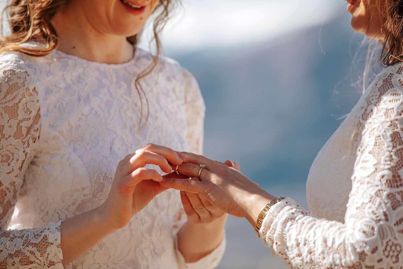 Same Sex Heli Wedding in Queenstown with two brides