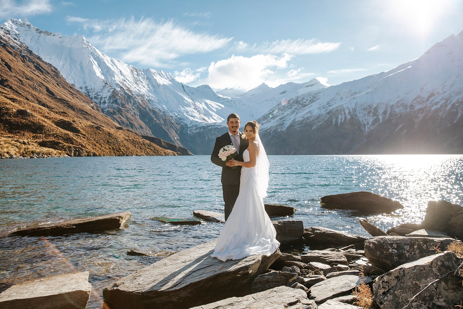 Queenstown Heli Wedding at Lochnagar New Zealand