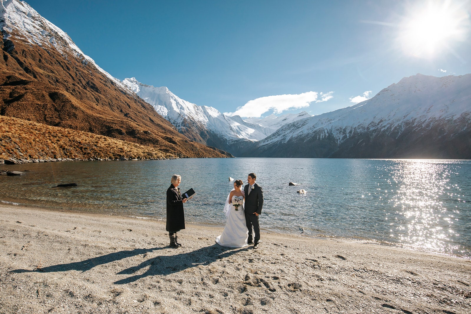 Queenstown Heli Wedding at Lochnagar New Zealand