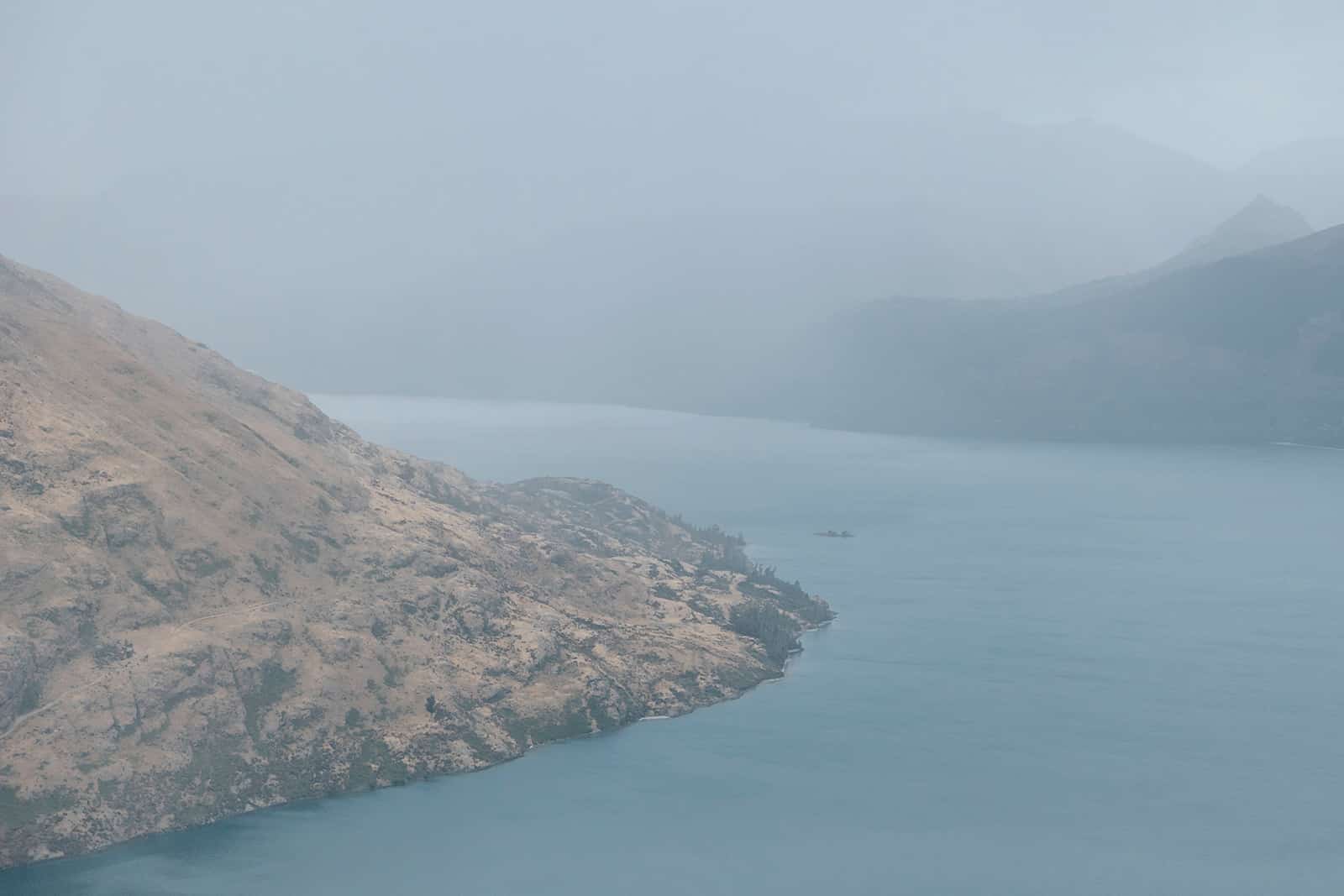 Queenstown on a moody day
