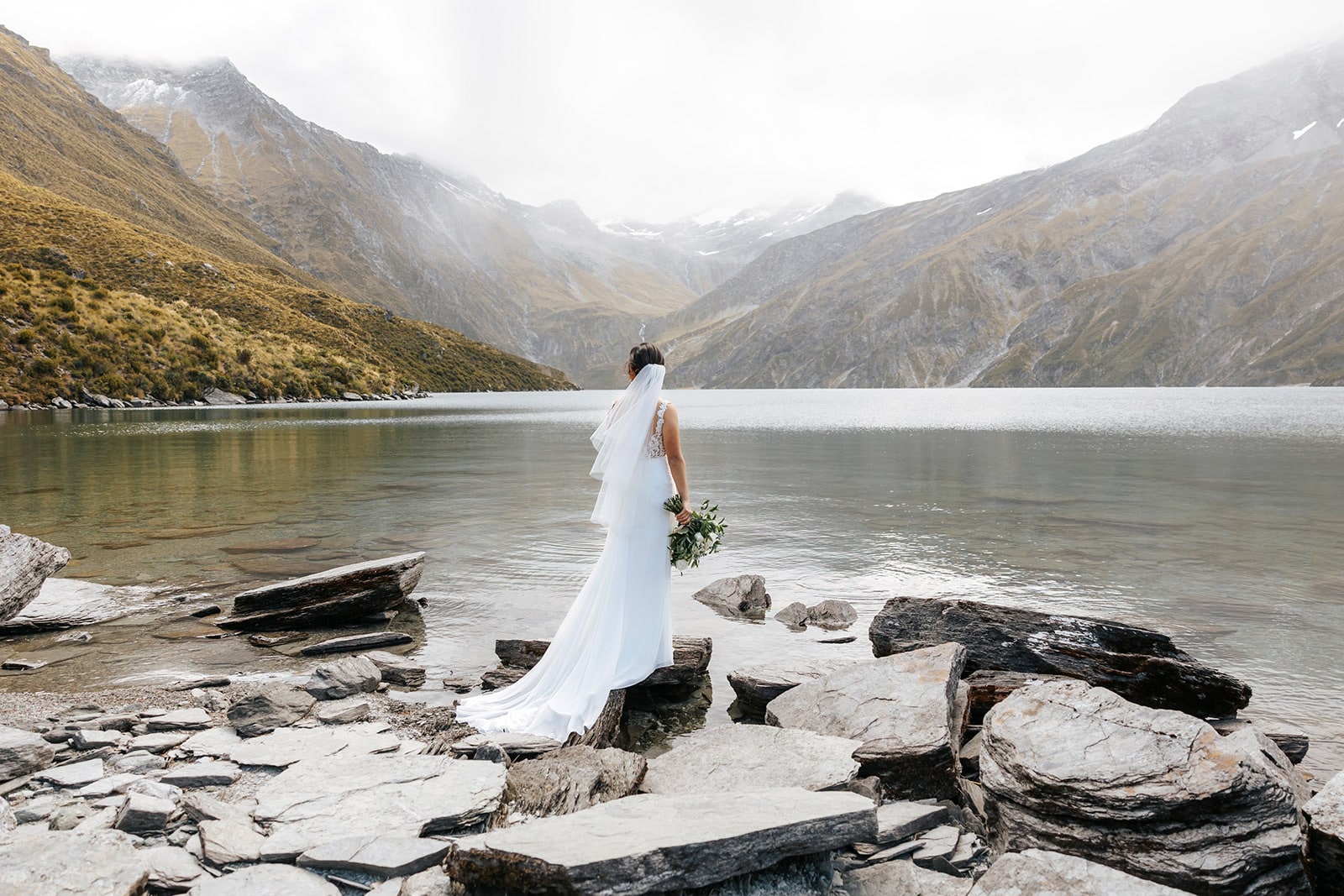 Heli Wedding at Lochnagar, Queenstown New Zealand