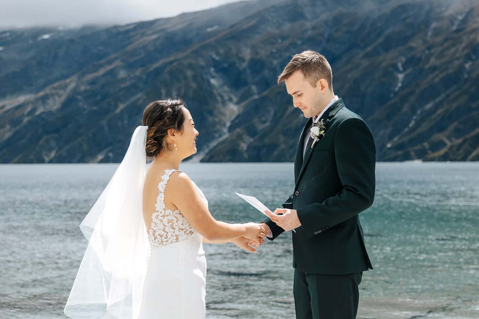 Heli Wedding ceremony at Lochnagar, Queenstown New Zealand