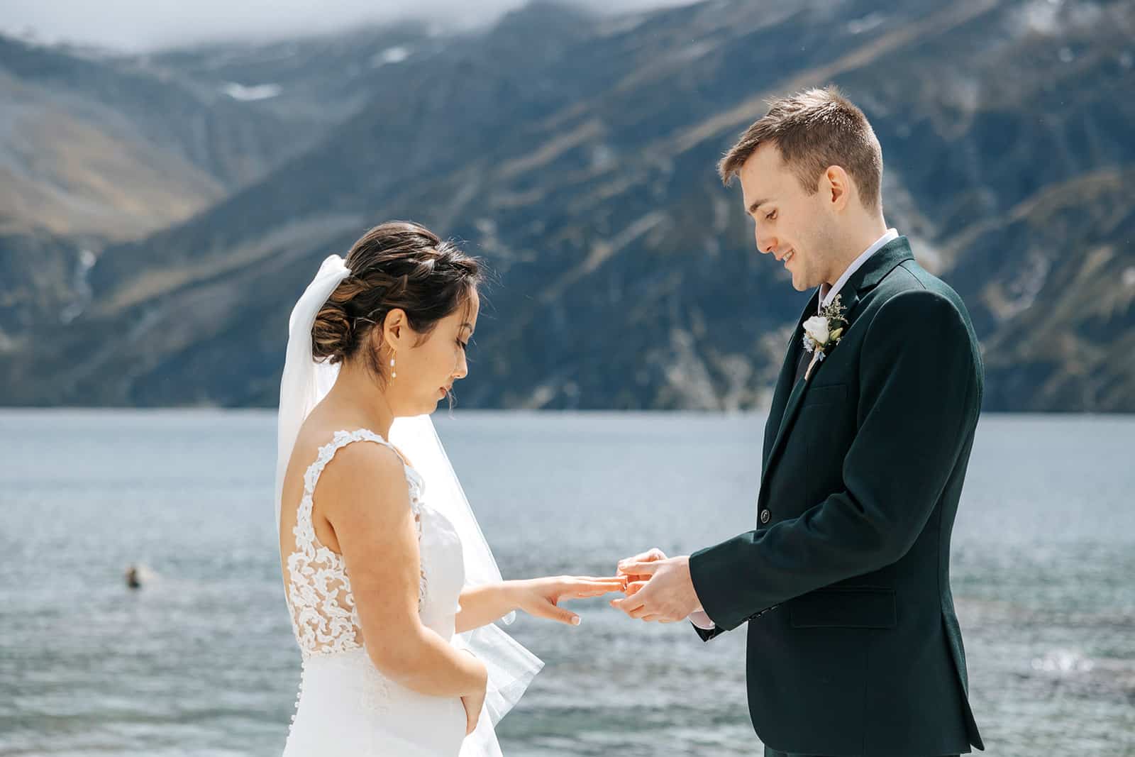 Heli Wedding ceremony at Lochnagar, Queenstown New Zealand