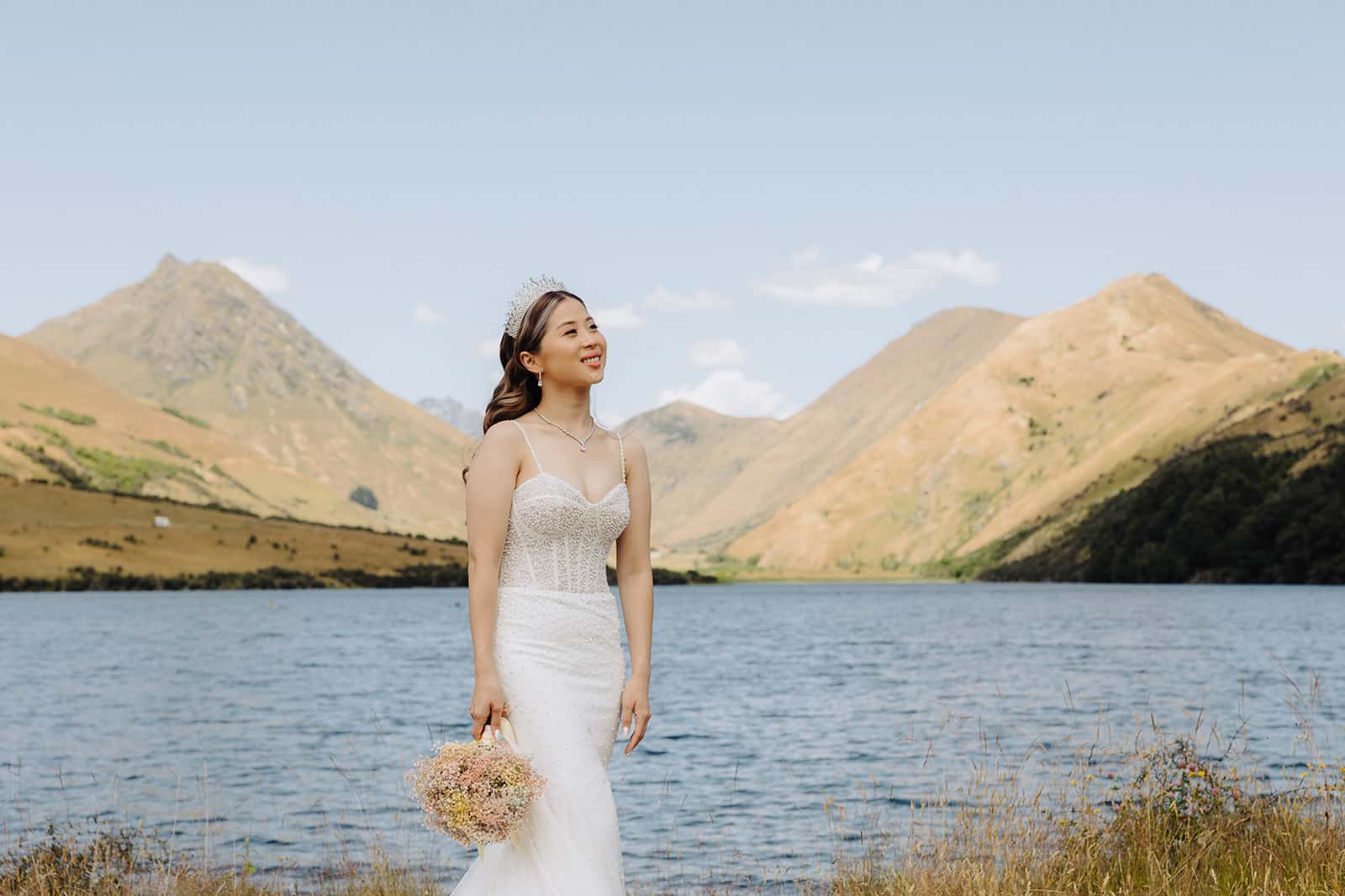 Moke Lake Wedding Photos Queenstown New Zealand