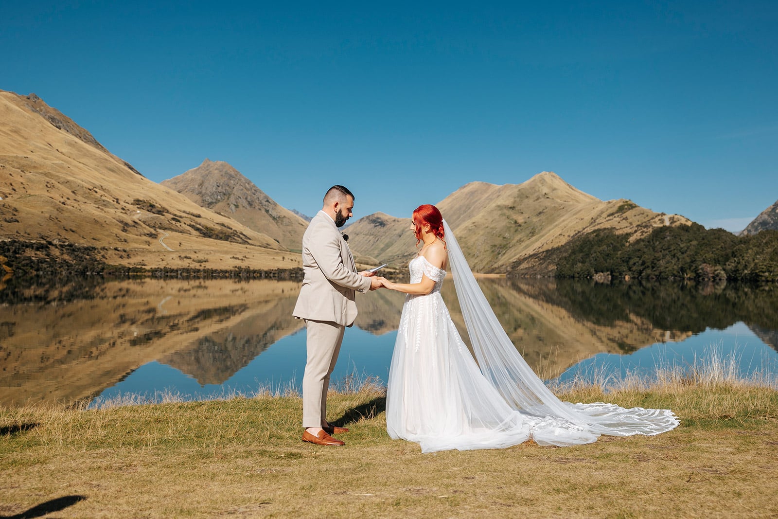 Moke Lake Wedding, Queenstown, New Zealand